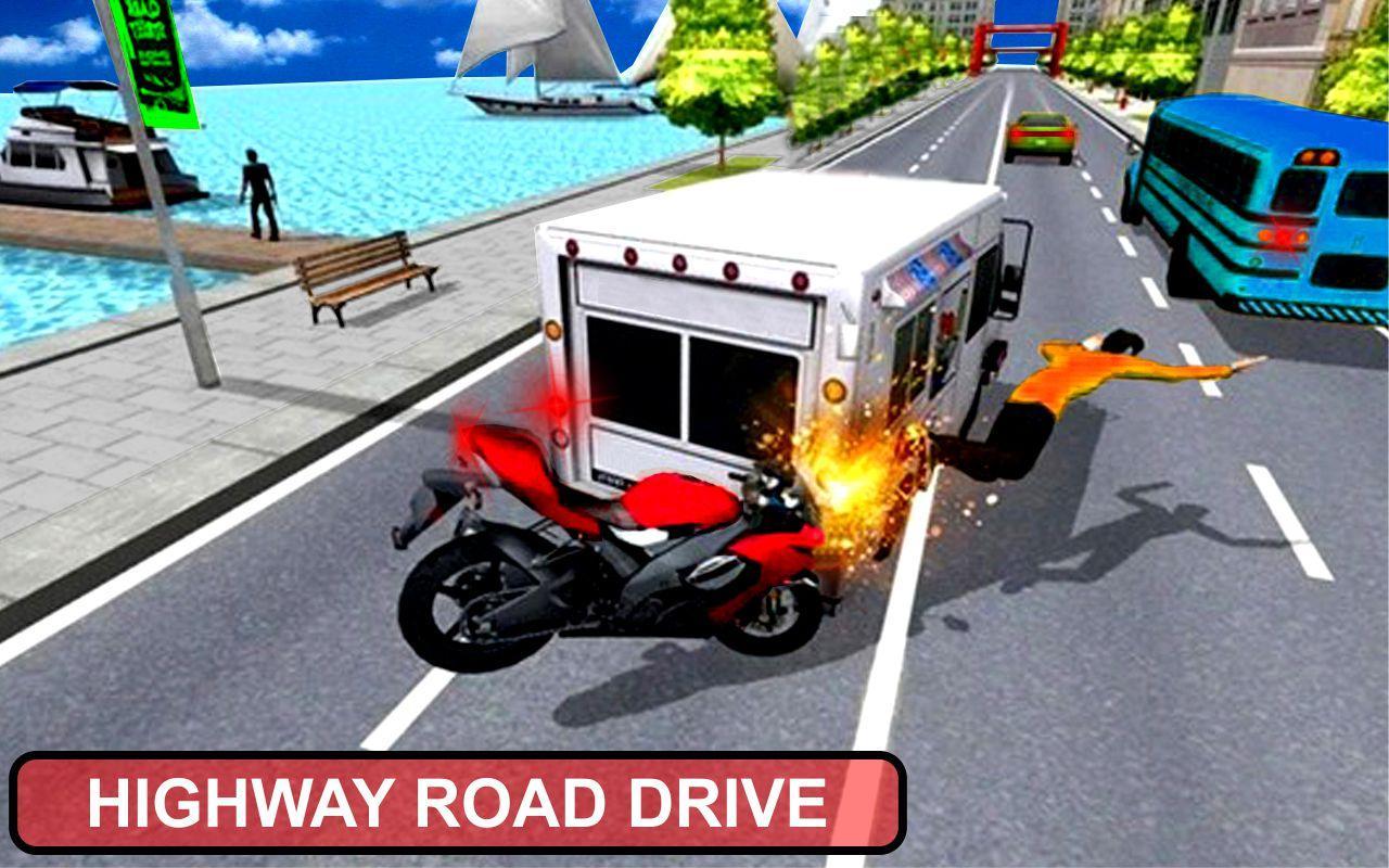 Heavy Motorbike Rider: Super Stunt Racing Game