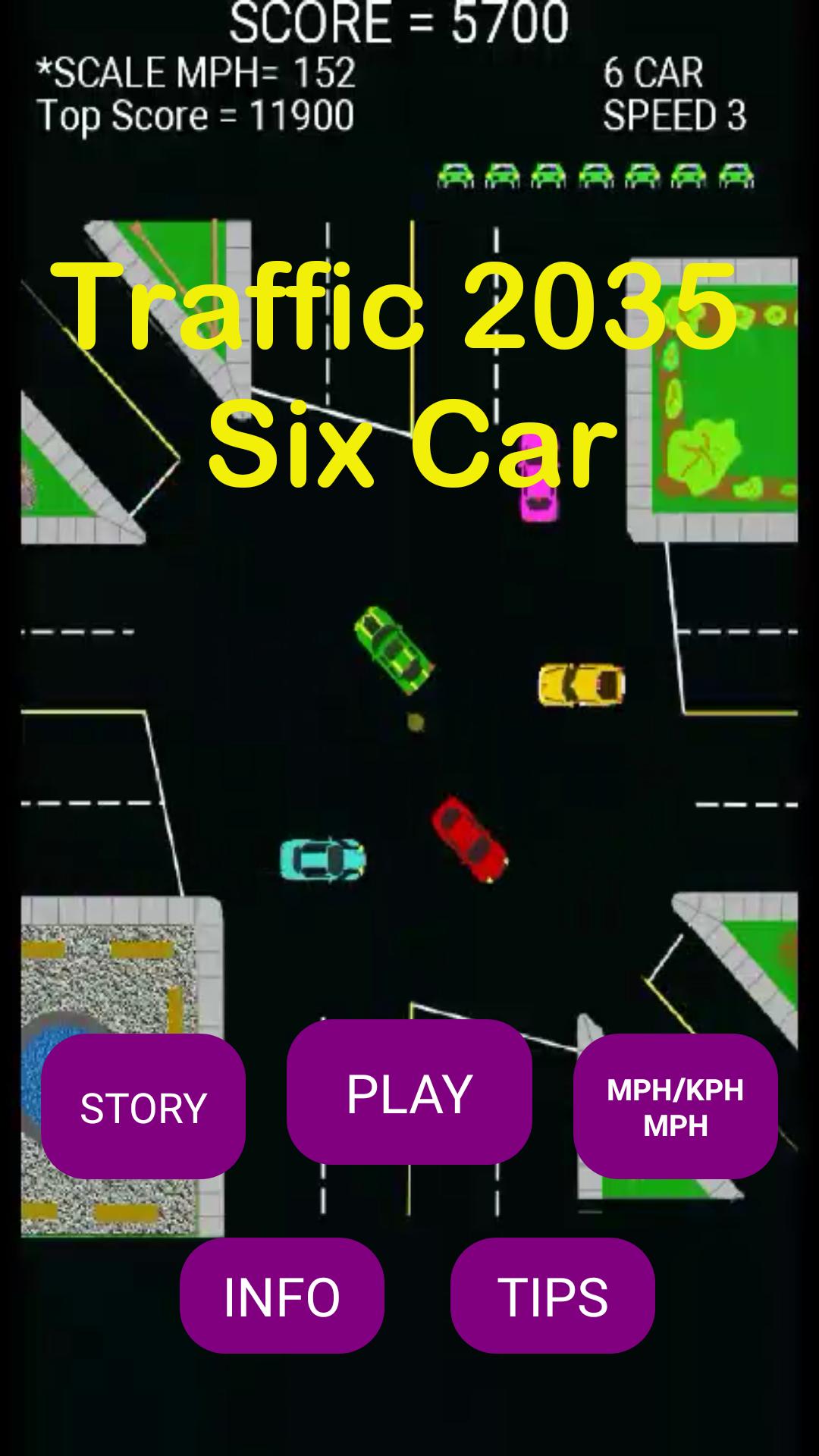 Traffic 2035 Six Car