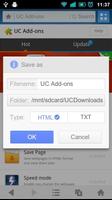 Save page - UC Browser