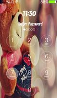 Teddy Bear password Lockscreen