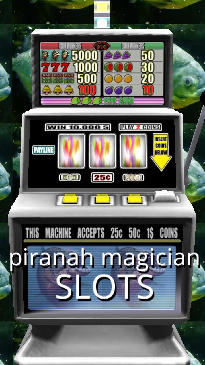 3D piranah magician Slots - Fr