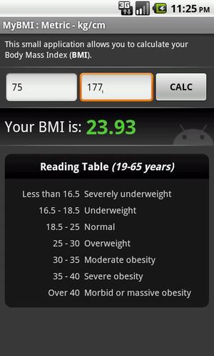 BMI Calculator (free)