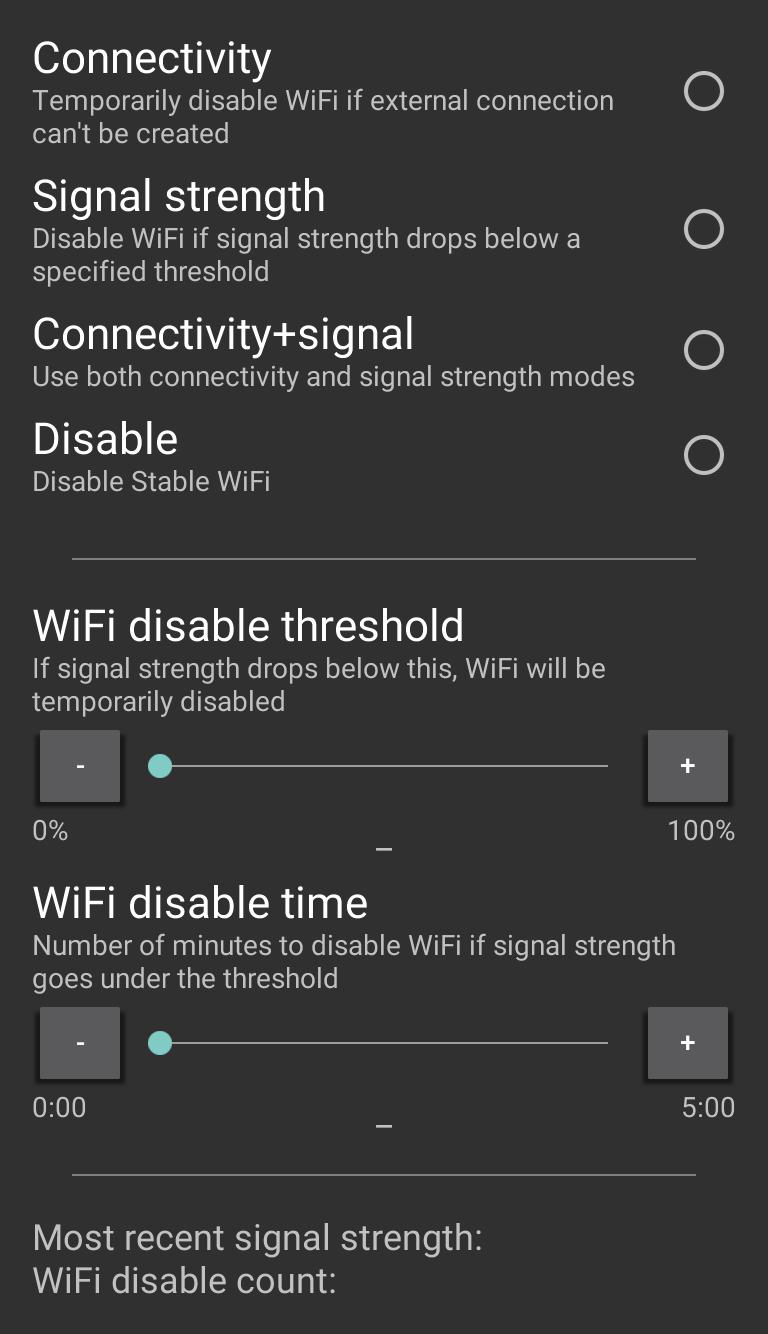 Stable WiFi