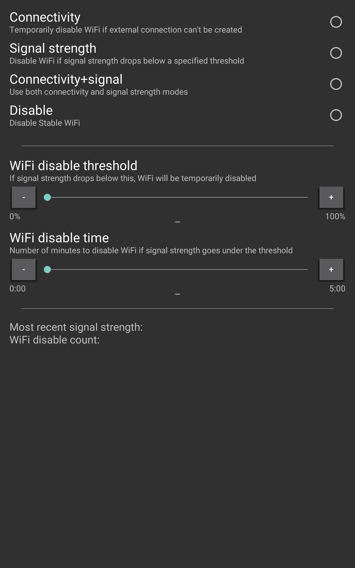 Stable WiFi