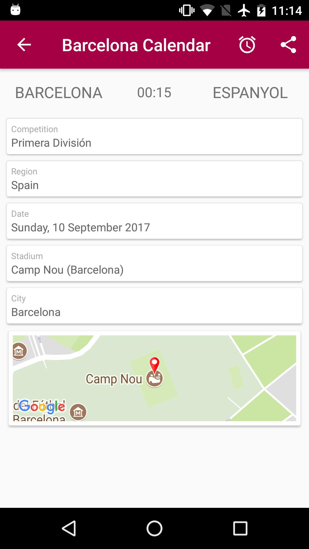 Barcelona Calendar