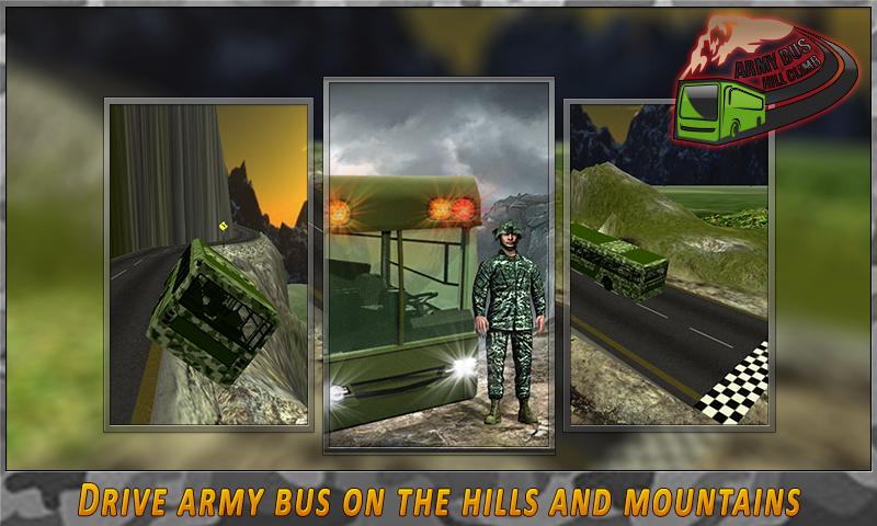 Army Bus Driver Hill Climb