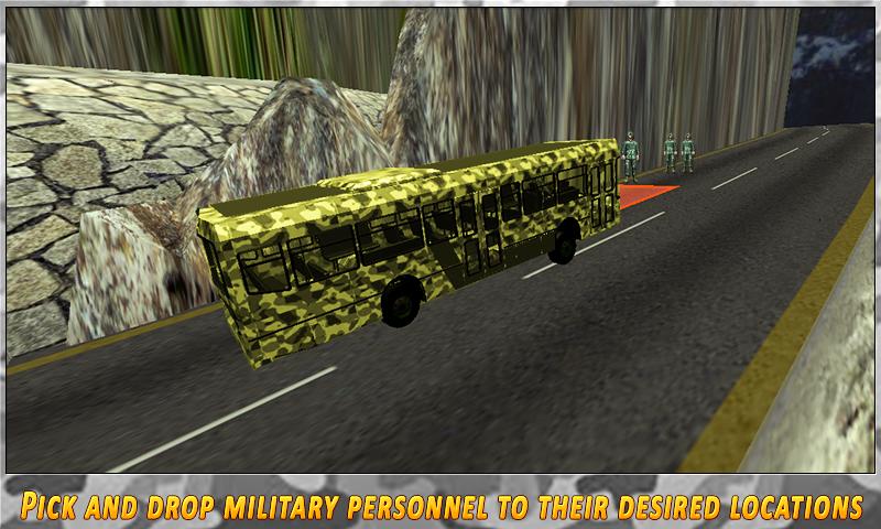 Army Bus Driver Hill Climb