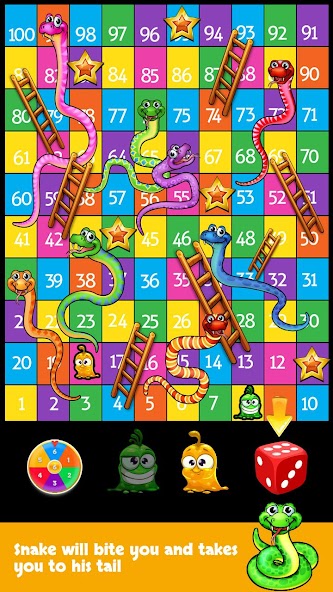 Snakes and Ladders - Dice Game