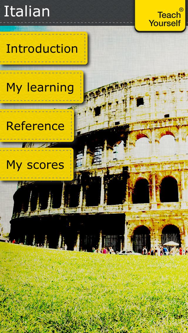 Italian course: Teach Yourself