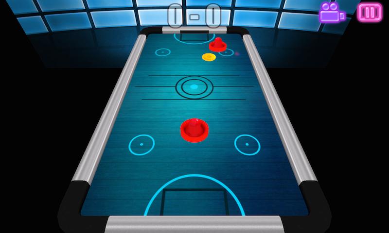 3D Glow Air Hockey Game