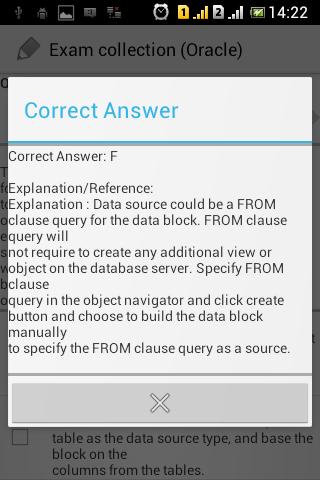 Exam collection (Oracle)