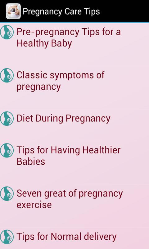 Pregnancy Care Tips