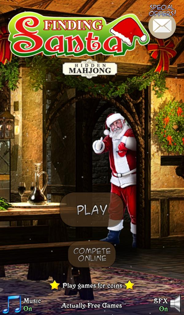 Hidden Mahjong: Finding Santa