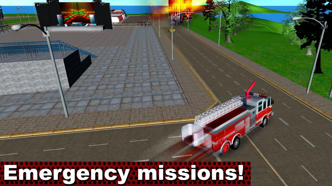 Fire Truck Emergency Driver 3D