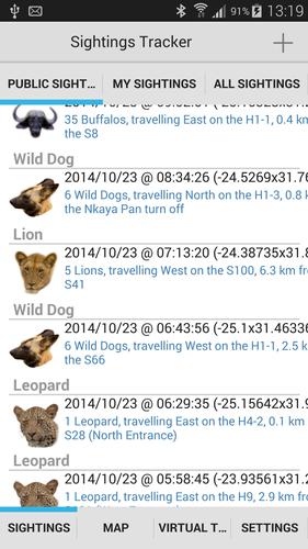 Sightings Tracker