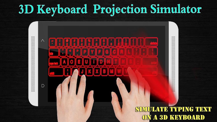 keyboard Projection simulator