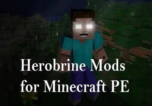 Herobrine Mod for Minecraft PE