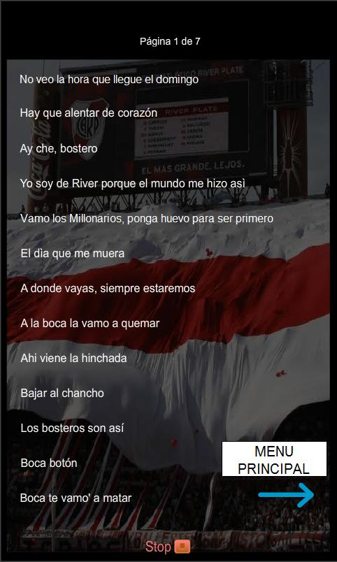 Canciones y Letras River Plate