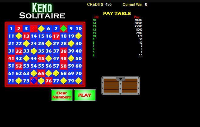 Keno Solitaire