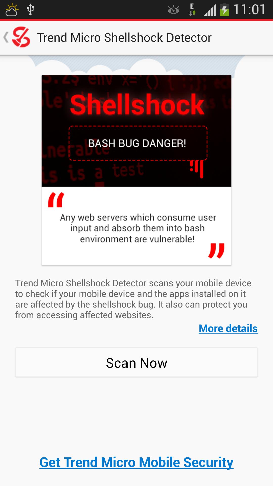 Shellshock Detector