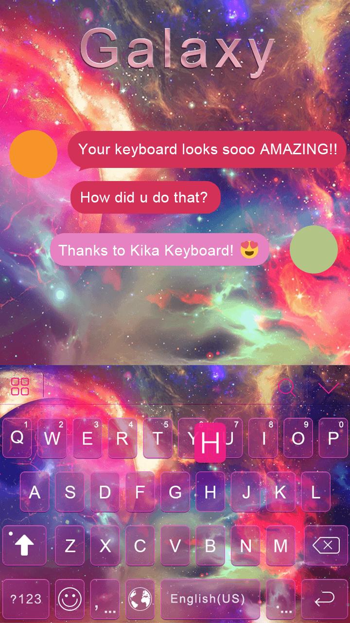 Galaxy Emoji keyboard Theme