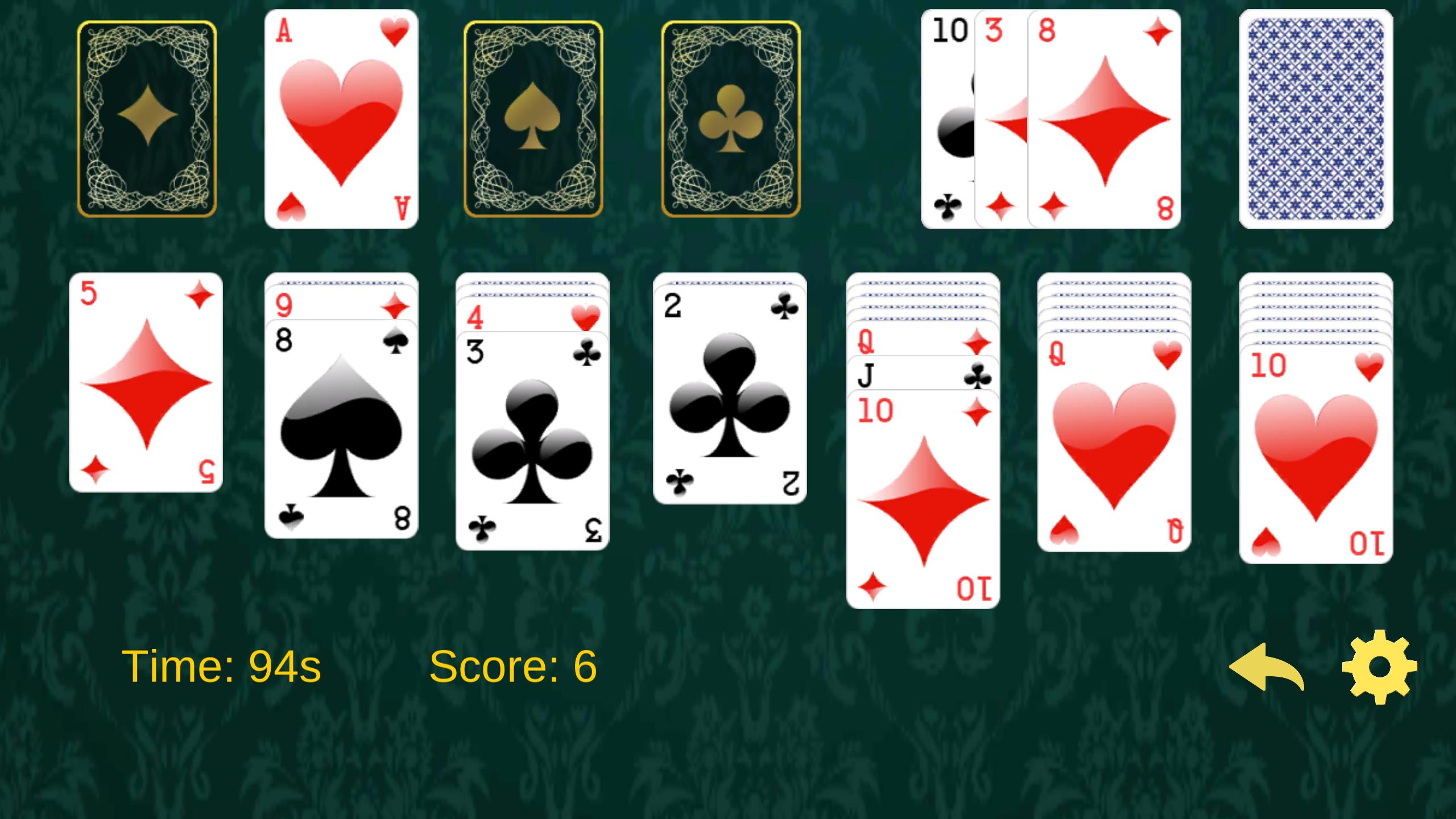 Solitaire Euchre card retro