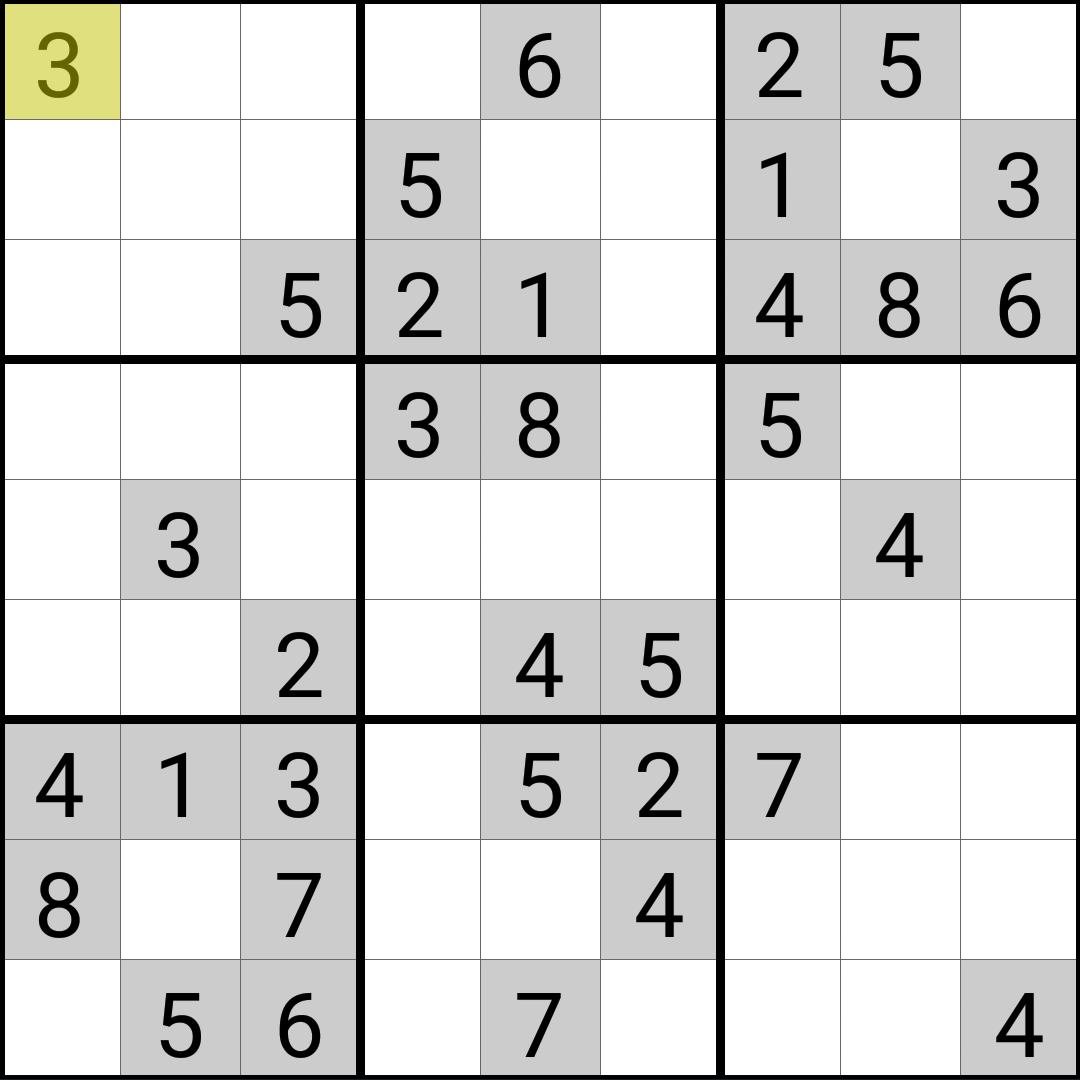 Sudoku with hints & solutions