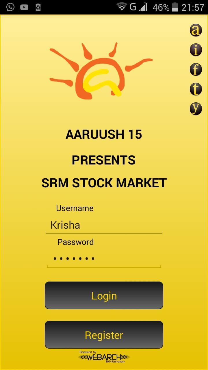 SRM Stock Market