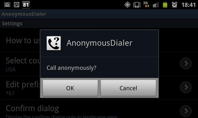 AnonymousDialer