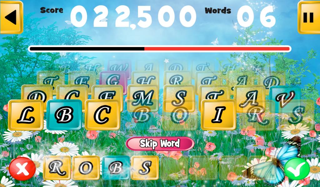 Hidden Garden Word Scramble