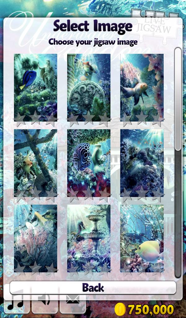 Live Jigsaws Underwater Garden