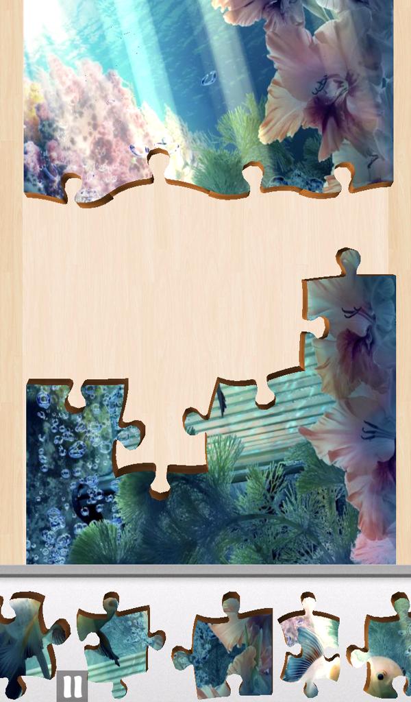 Live Jigsaws Underwater Garden