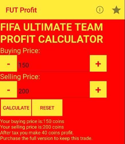 FUT Profit Calculator