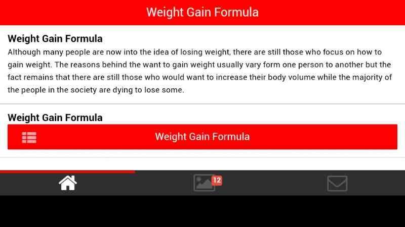 Weight Gain Formula