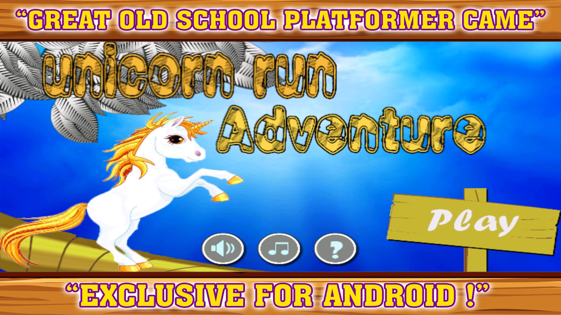 Unicorn run adventure