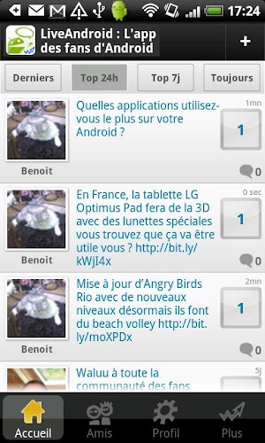 Live Android: Tchat & Forum FR