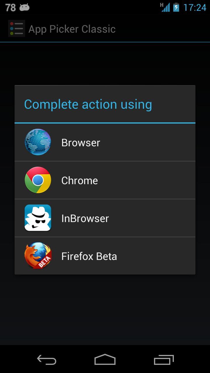 App Picker Classic