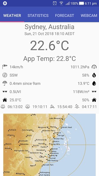 weeWx Weather App
