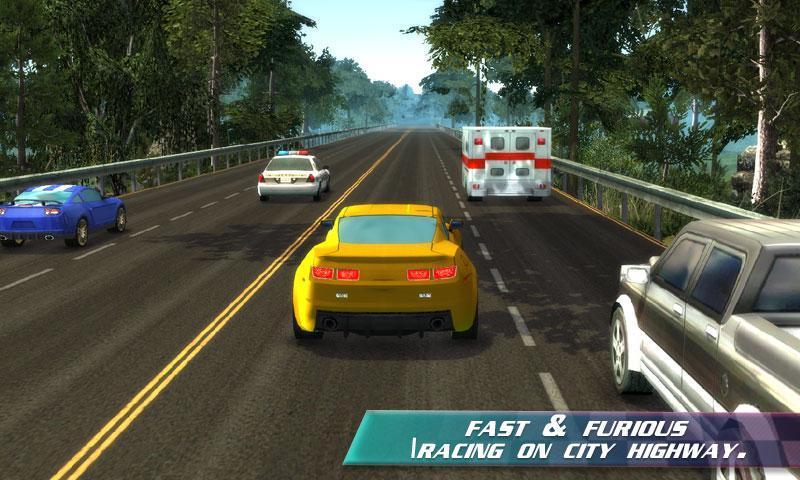 Traffic City Racing Car