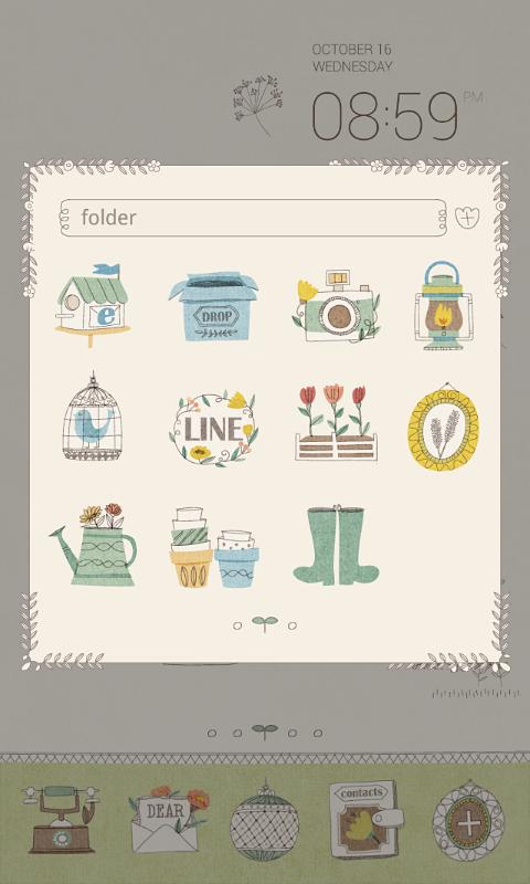 The Secret Garden dodol theme