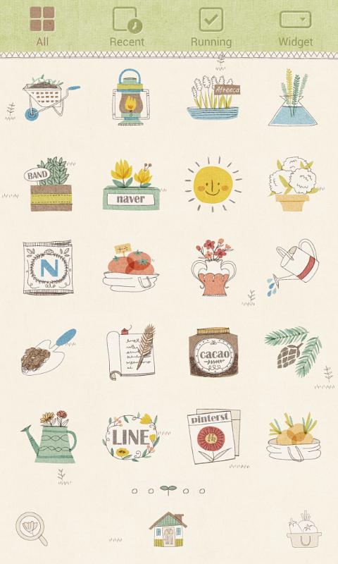 The Secret Garden dodol theme