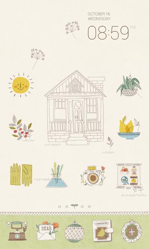 The Secret Garden dodol theme