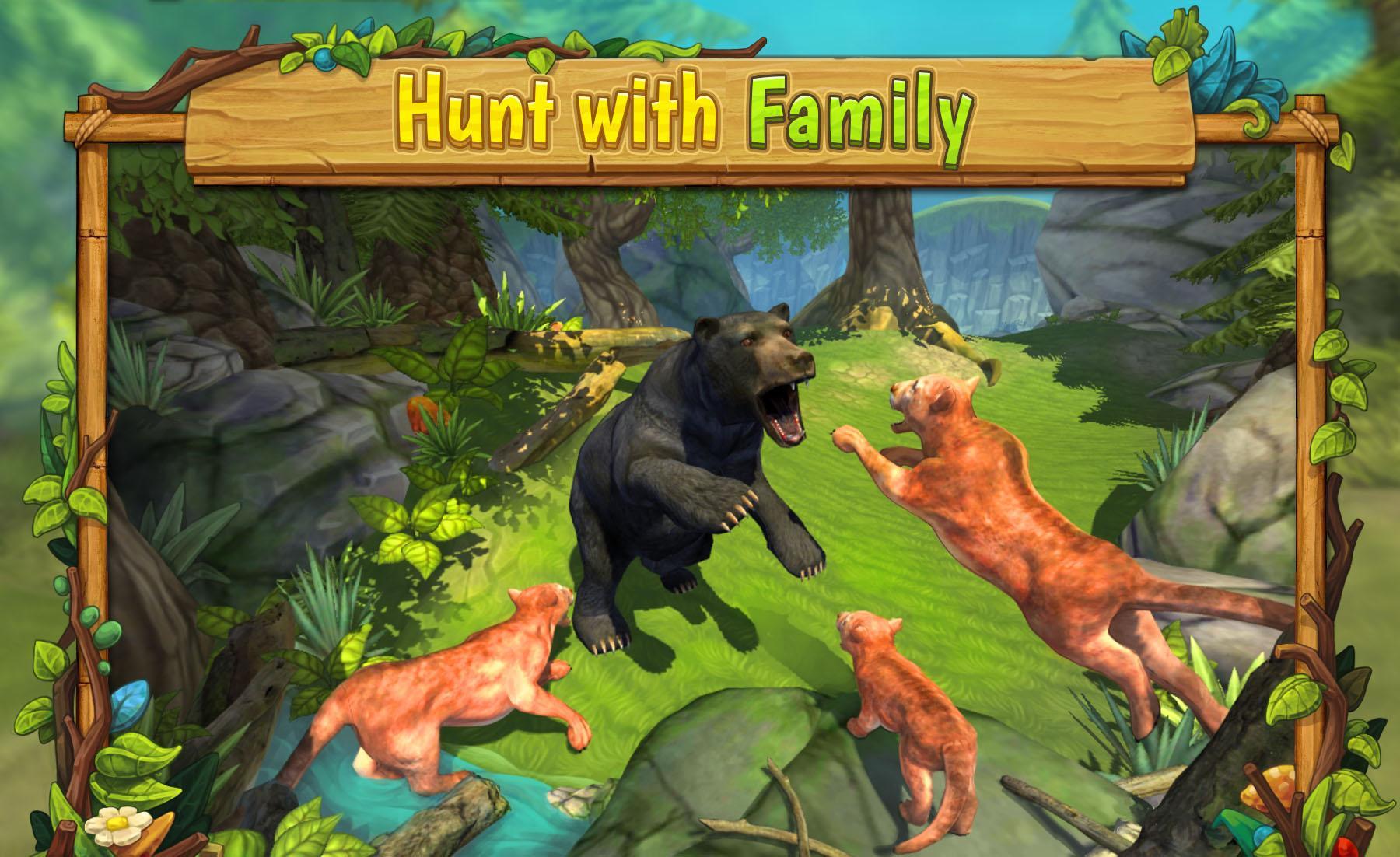 Mountain Lion Family Sim
