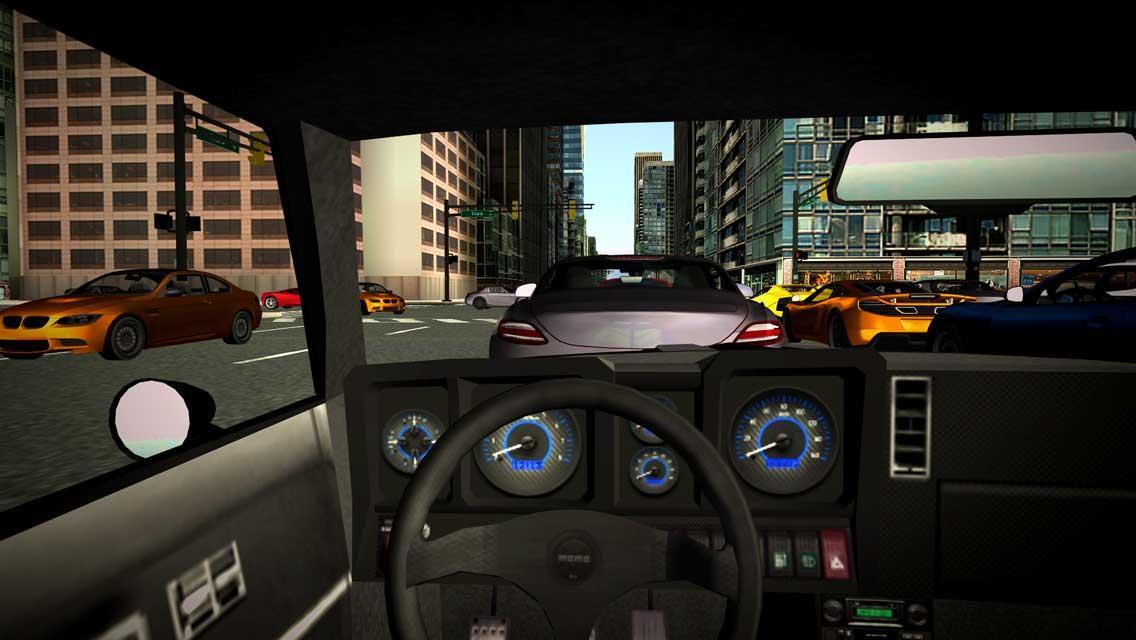 Sport Car Traffic Driving