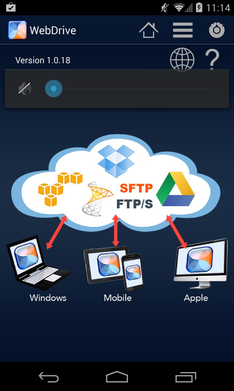 WebDrive, File Transfer Client