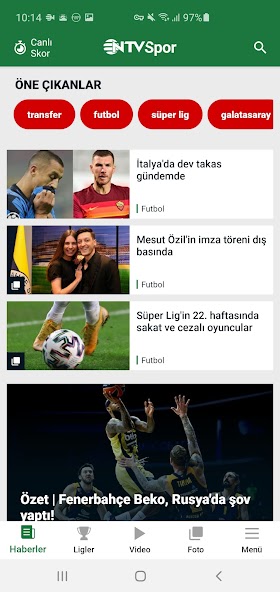 NTV Spor - Sporun Adresi