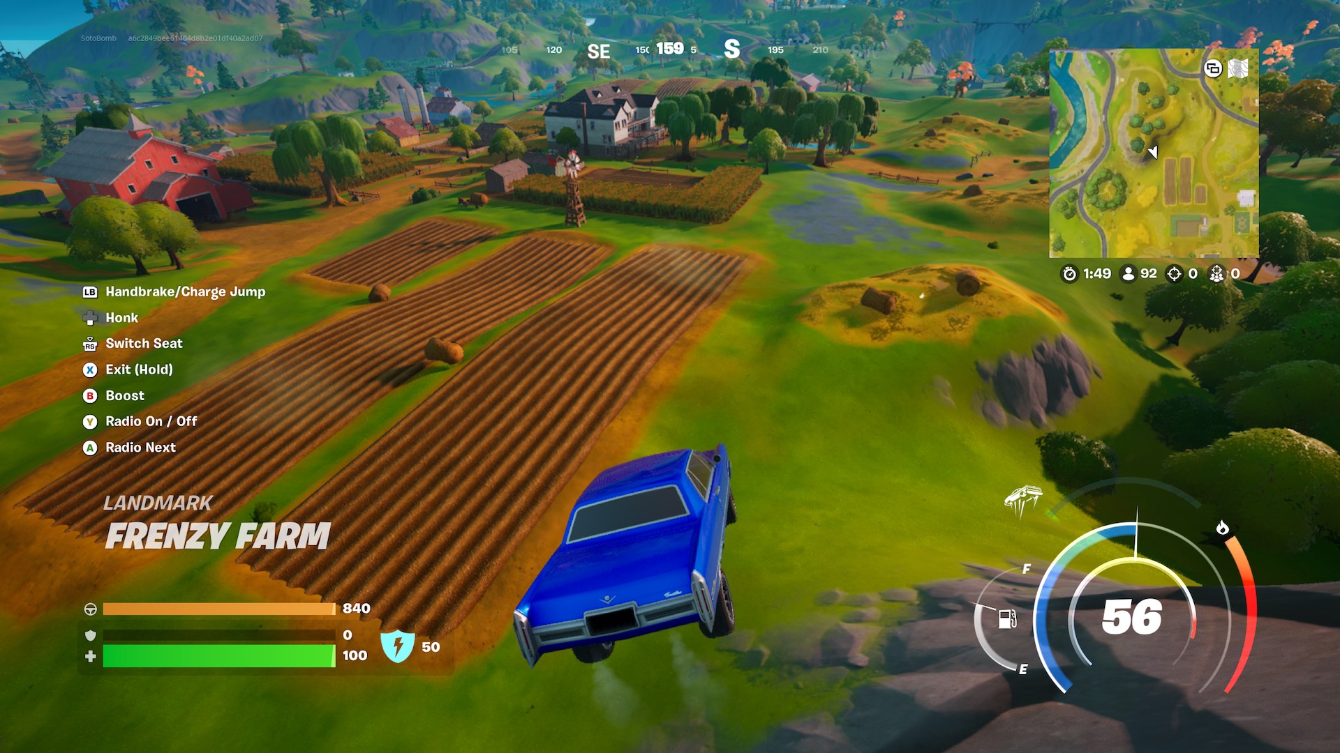 Wie man den fliegenden Autos "Fehler in Fortnite Kapitel 2 Remix macht