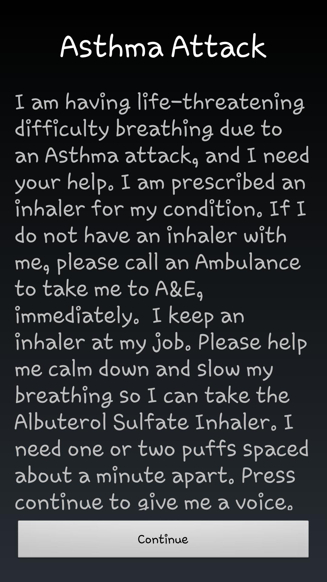 Emergency chat
