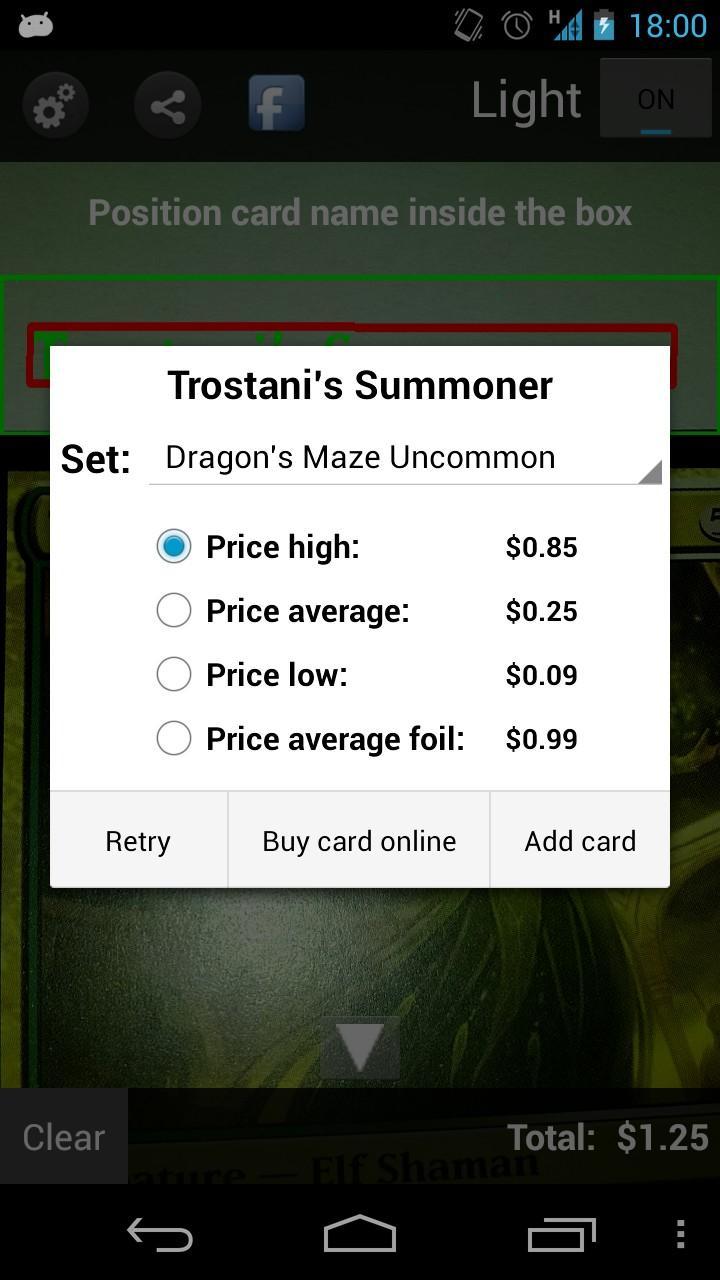 MTG Magic Scanner