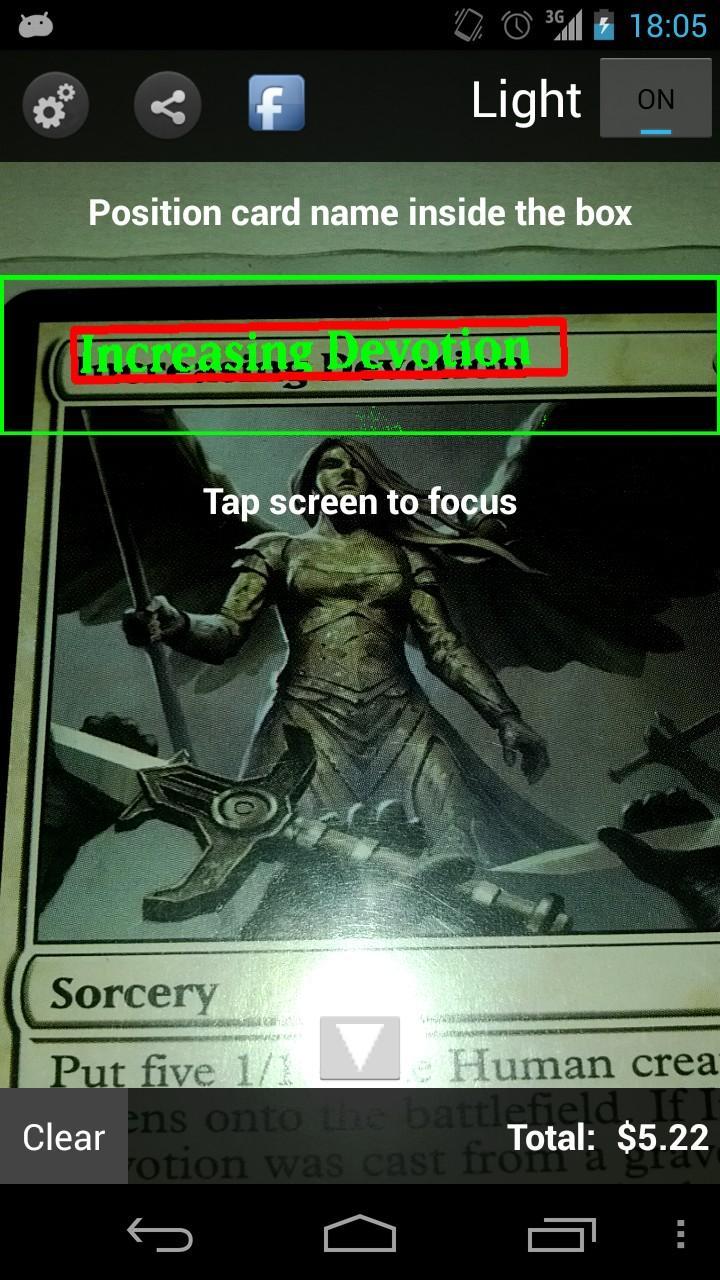 MTG Magic Scanner